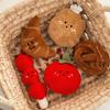 1 buc Kawaii Croissant pandantiv pâine păpușă umplute brelocuri drăguț roșii de pluș alimente breloc pentru geantă decor accesorii DIY