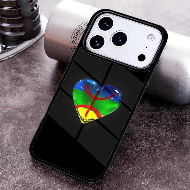 Amazigh Flag Phone Case For iPhone 17 16 15 14 13 12 11 Pro Max Plus 17Air Soft Silicone Cover
