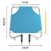 Folding Free Assembly Bike Basket Metal Bike Basket Front Rack Carrier Panniers Bag Luggage Shelf Bracket Trunk for Road / Seat