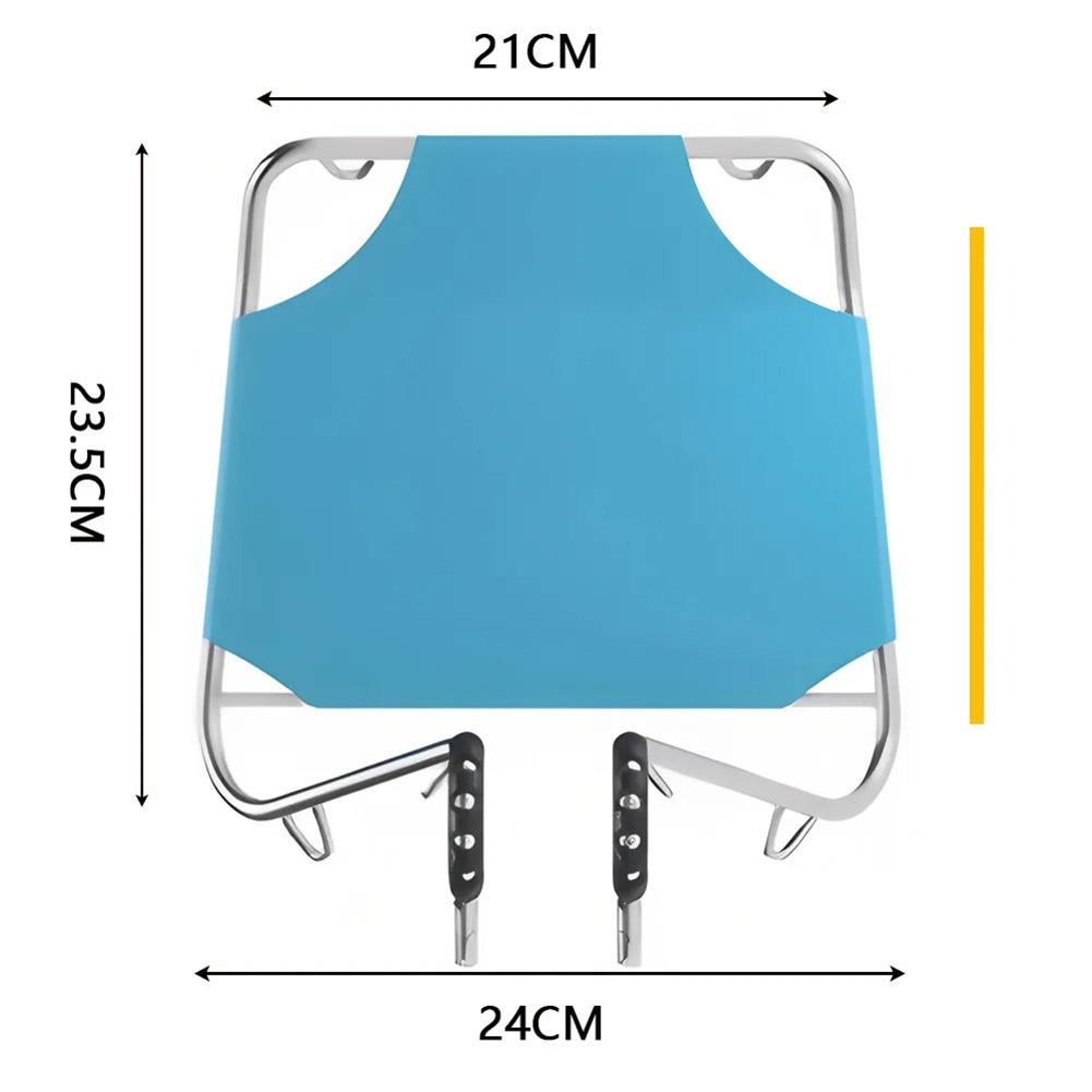 Folding Free Assembly Bike Basket Metal Bike Basket Front Rack Carrier Panniers Bag Luggage Shelf Bracket Trunk for Road / Seat