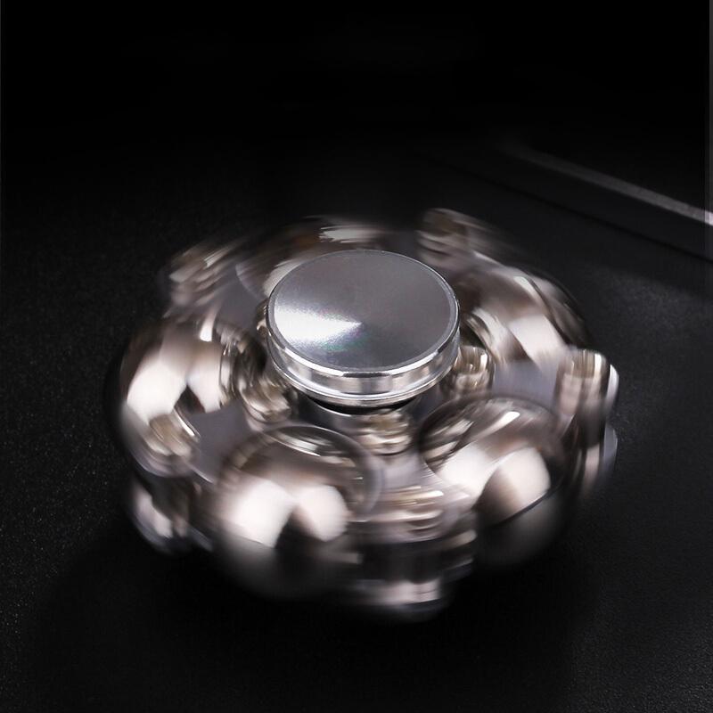 Jucărie din metal Fidget Spinners Tangle pentru adulți, ameliorarea anxietății ADHD Autism Copii Băieți Cadou Flying Cool Mini Rulmenți Din oțel inoxidabil Roller Gear Spin