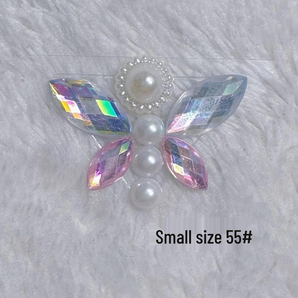 Children's Floral Face Stickers with Crystal Diamonds & Tassels for Ancient Style Makeup