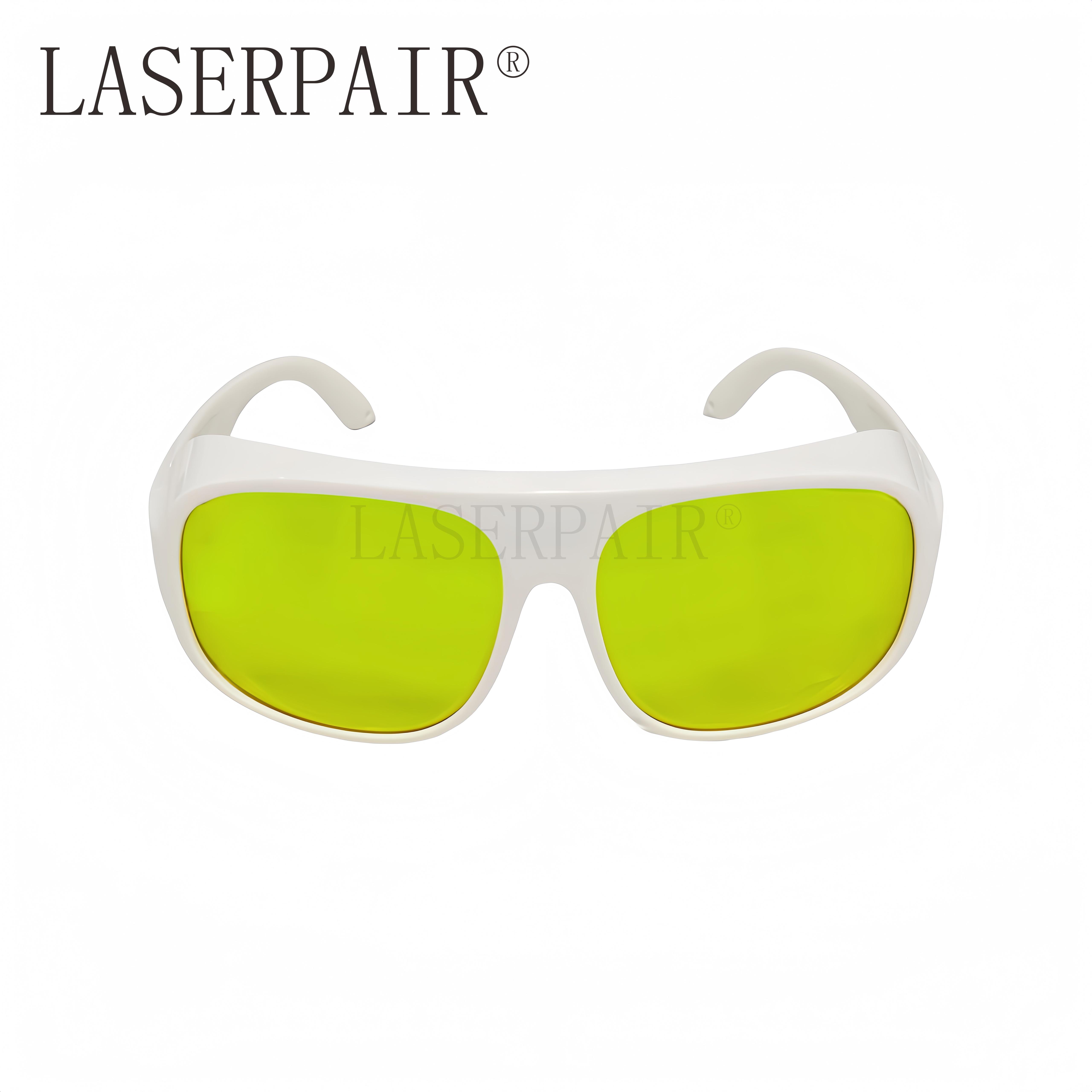 OD6+ Laser Safety Glasses 200-460nm 79% VLT Laser Protection Gpggles for 450nm Blue Laser (Yellow,safety glasses)