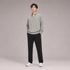 FILA Fleece Lined Warm Comfortable Simple Training Casual Soft Skin Friendly Elastic Breathable Knitted Sports Pants Men bottoms A11M611619F-BK