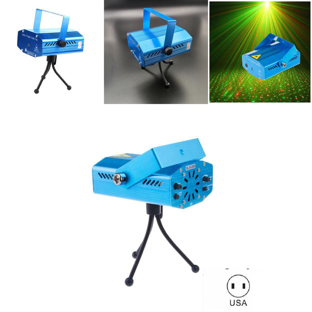 Portable Laser Stage Light With Colors For Indoor Parties And Festive Decor