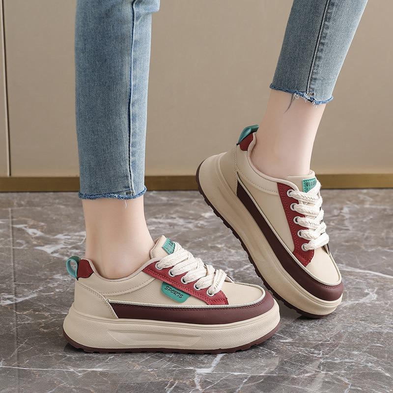 W Non-slip Waterproof Sports Shoes Women's New Autumn Platform Casual Shoes Soft Baseplate Shoes Versatile