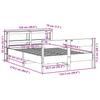 Solid Wood Bed without Mattress 120 x 190 cm Pine Wood