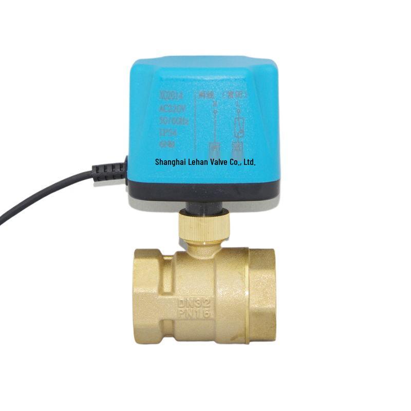 Solar Electromagnetic Temperature Control Ball Valve: ADC 12V/24V/220V, Two-Way/Three-Way, Normally Open/Closed.