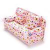 3 Pcs/set Sofa Couch 2 Cushions For  Kids Dollhouse Furniture Printing