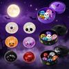 6 Stück/Set Weiches Süßes Squishy Kristall Brötchen Halloween Fidget Sensorisches Spielzeug Party Mitgebsel