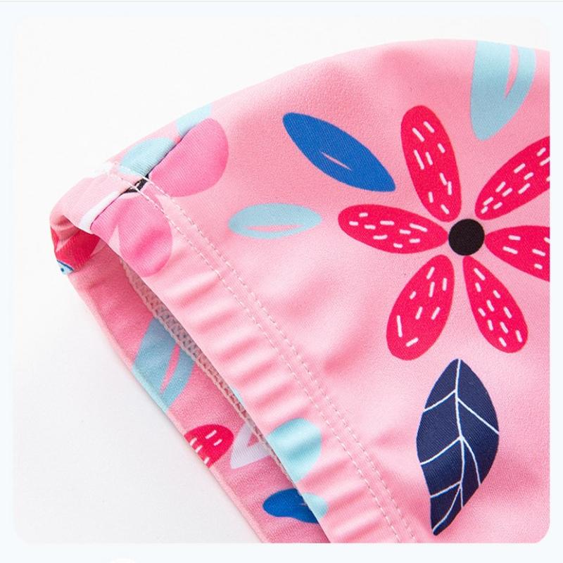 Kids Cartoon Print Swim Cap High Elasticity Waterproof Swimming Hat For Boys Girls Pool Beach Water Sports