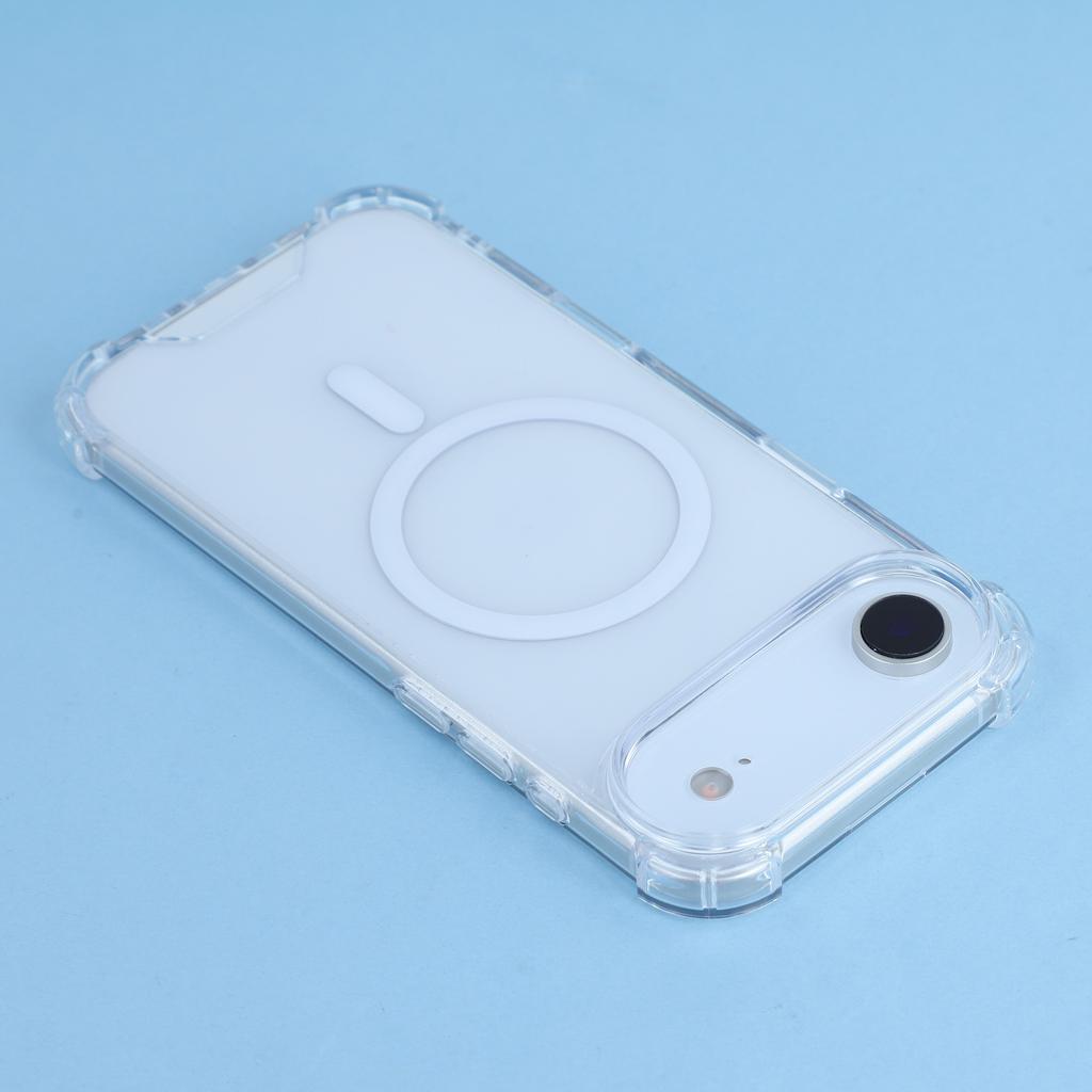 For iPhone 17 Air Case Compatible with MagSafe 1.5mm Shockproof Clear Phone Back Cover
