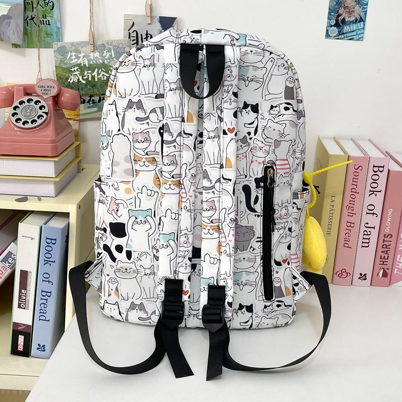 Damski Plecak Graffiti Plecak Szkolny dla Ucznia Męski Plecak z Nadrukiem