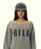 Gillaakaibeu Script Lettering Trucker Cap_Khaki