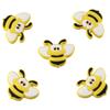 Cartoon Animal Bee Beads Bee Focal Pen Jewelry Making Flat Loose Spacer  Keychain Making