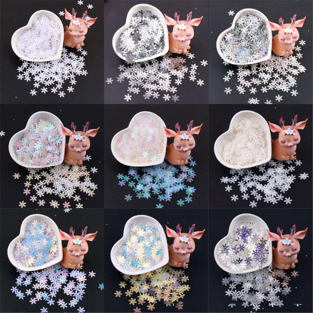 Party Decoration DIY Clothing Sewing Accessories Flowers Sequin Snowflake Sequins Glitter Laser