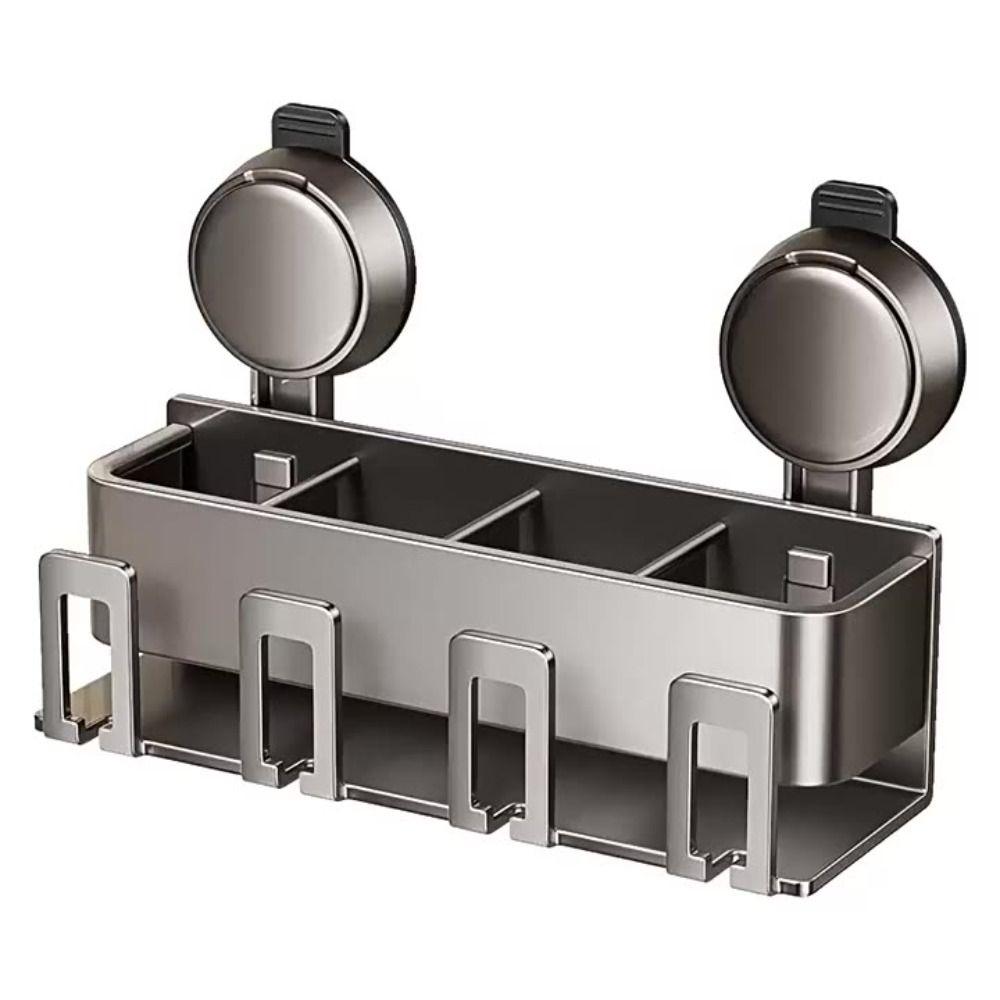 Wall-mounted Bathroom Toothpaste Rack Toothbrush Cup Holder  Bathroom Household Shelf Accessories