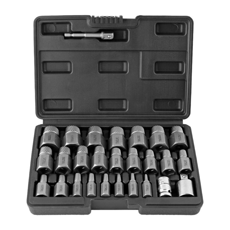 

Multifunctional Heavy Duty Stubborn Screw Nut and Bolt Extractor Kit for DIY Projects Mechanical Repairs Portable Design 1