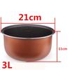 Non Stick Cooking Pot 304 Stainless Steel Rice Cooker Inner Container Replacement Accessories Food Rice Cooker POT