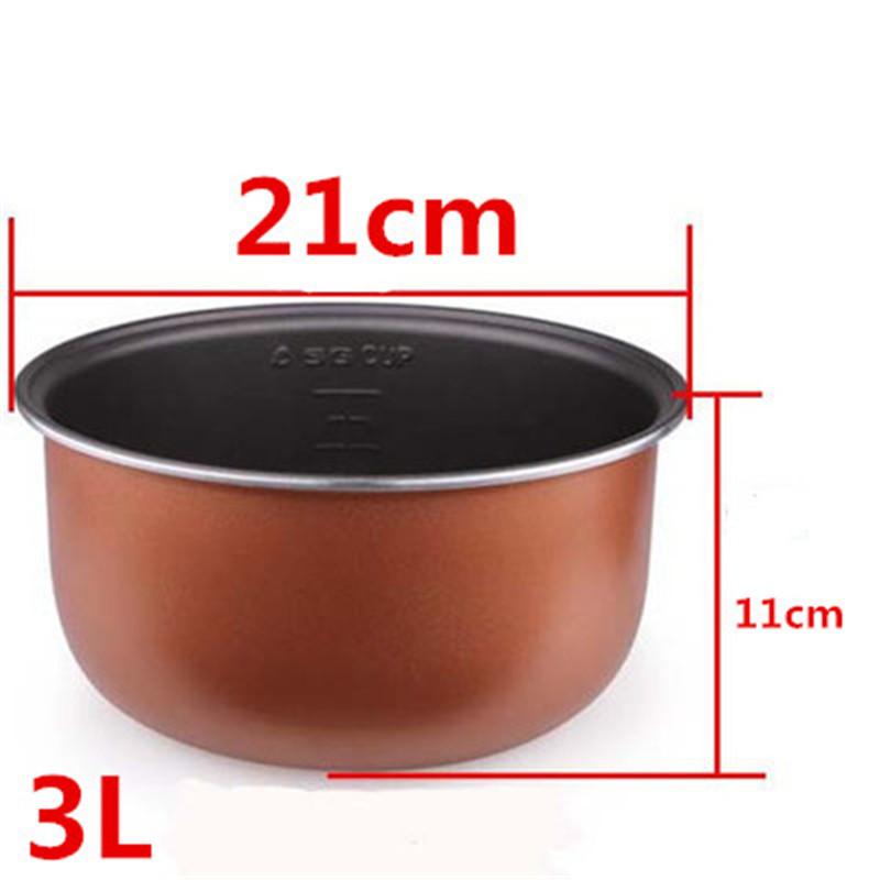 Non Stick Cooking Pot 304 Stainless Steel Rice Cooker Inner Container Replacement Accessories Food Rice Cooker POT
