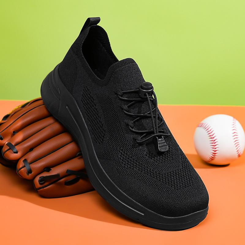 Spring and Summer Casual Sports Shoes Fly-woven Mesh Breathable Large Size Running Shoes