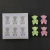 Bear Silicone Mold Fondant Molds For Cookie Decorating Bear Candle Molds For Candle Making Cake Decorating Molds