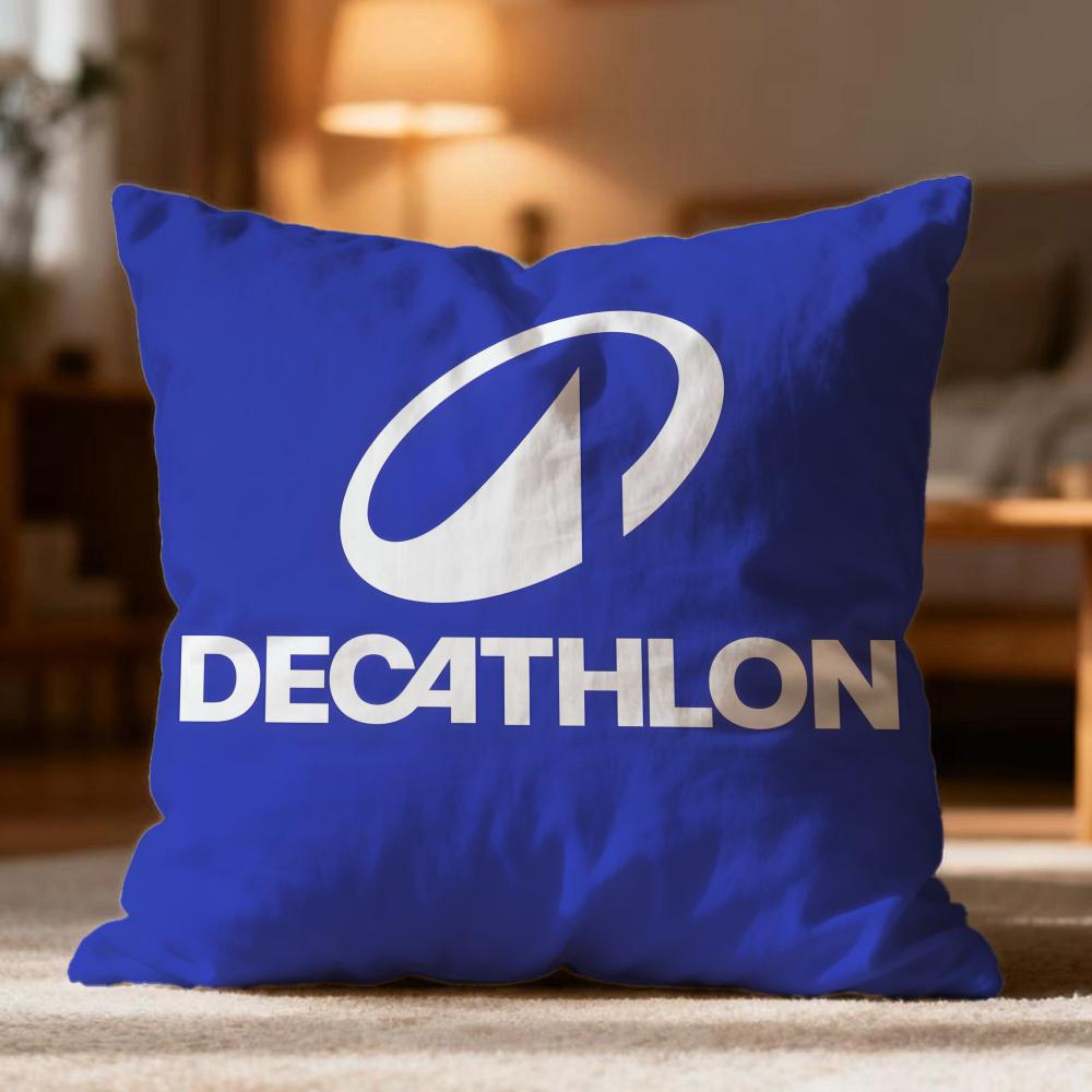 Hot D-Ddecathloned Cushion Cover Soft Washable Pillow Case Multi-Scene for Couch Bed Travel Office Use