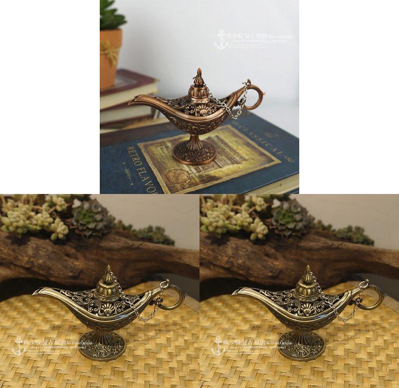 Magic Genie Lamps Incense Burners Retro Oil Home Decor Classic Gift