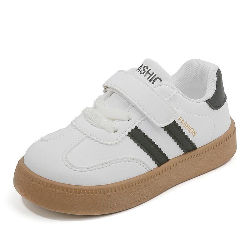

New Spring and Autumn Solid Bottom College Style Sports Casual Soft Bottom Sneakers for Boys and Girls 21 чорний