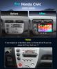 Car Stereo for Honda Civic 2001-2005, 9' HD Touch Screen, CarPlay, Android Auto, Bluetooth, GPS, WiFi, Backup Camera