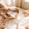 High Tube Deer Ear Leg Warmers Thickened Fawn Print Socks Cute Plush Boot Covers  For Women