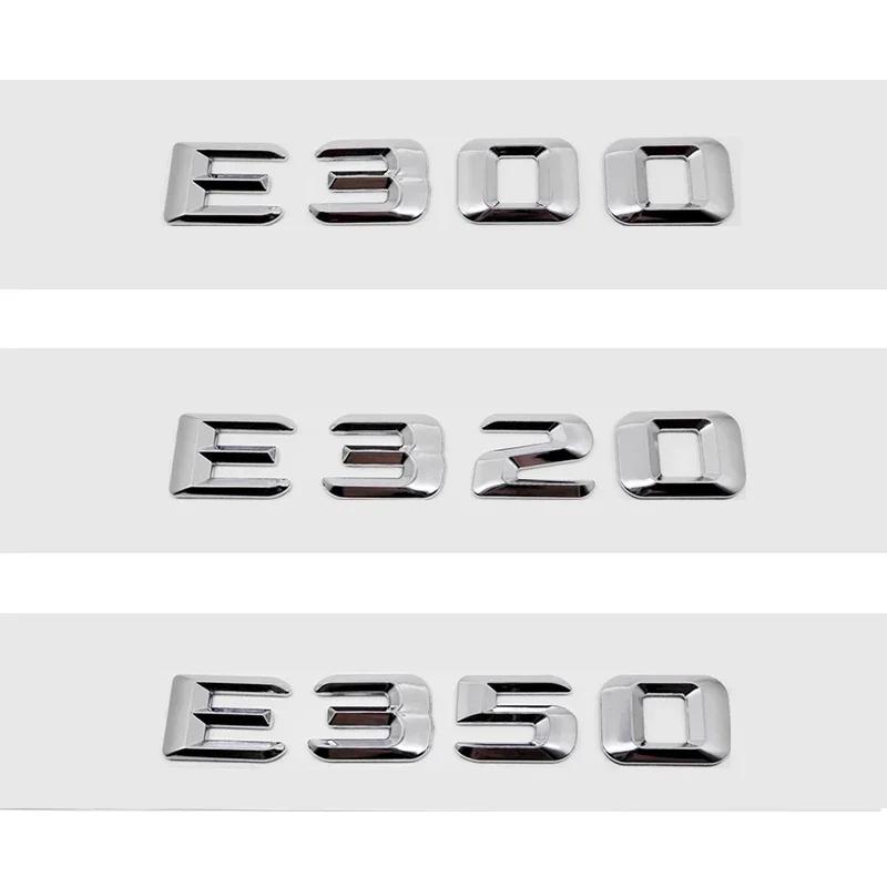 Car Rear Trunk Number Letter Sticker Tail Box Emblem Badge for Mercedes Benz E Class E300 E320 E350 E400 E420 E430 E500 E550 ooo1