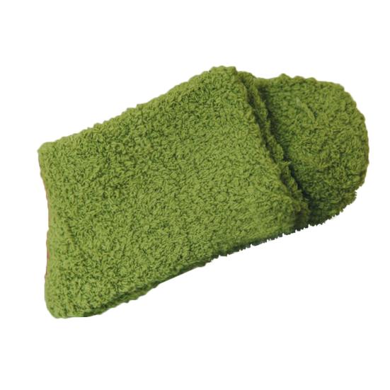 

1 пара носков для пола Супермягкие Ультратолстые Хлопковые Средней Длины Пушистые Осенне-Зимние Носки для Дома армия зеленый