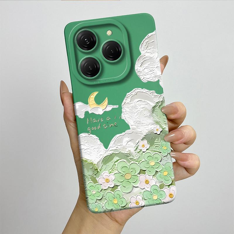 

For Tecno Spark 20 Pro 5G KJ8 Case 20pro Soft Silicone Phone Case Sweet Painted Fashion Cartoon Bumper Lovely Printed Back Cover Spark 20 Pro 5G