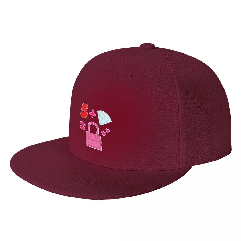 Red Five Diamonds In My Bag Baseball Cap Hat Unisex Luxury Beach Hat Hiking Hat Military Tactical Cap Unisex Womens