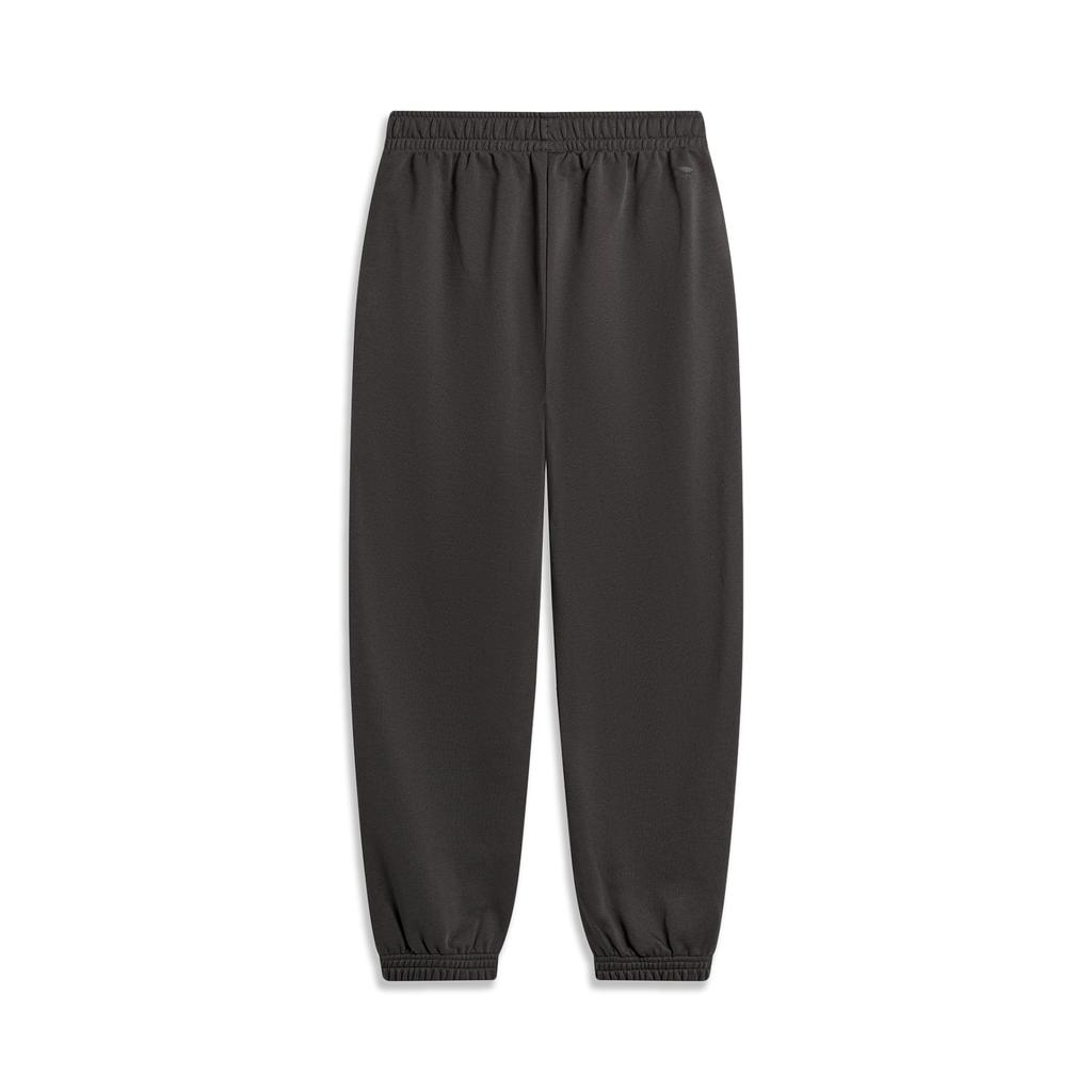 Li Ning Sports Life Collection Knitted Sweatpants Men's Obsidian Gray C AKLU823-5