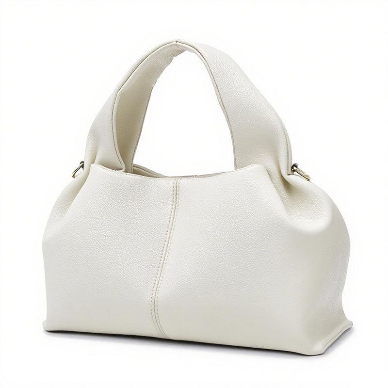 

Женская сумочка новая нишевая сумка-облако модная универсальная вместительная сумка-мессенджер для поездок на работу на плечо для женщин Small белый