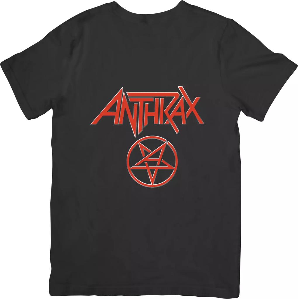 Anthrax 1 Music Unisex Fit for Men & Women Quality Cotton T-Shirt Black