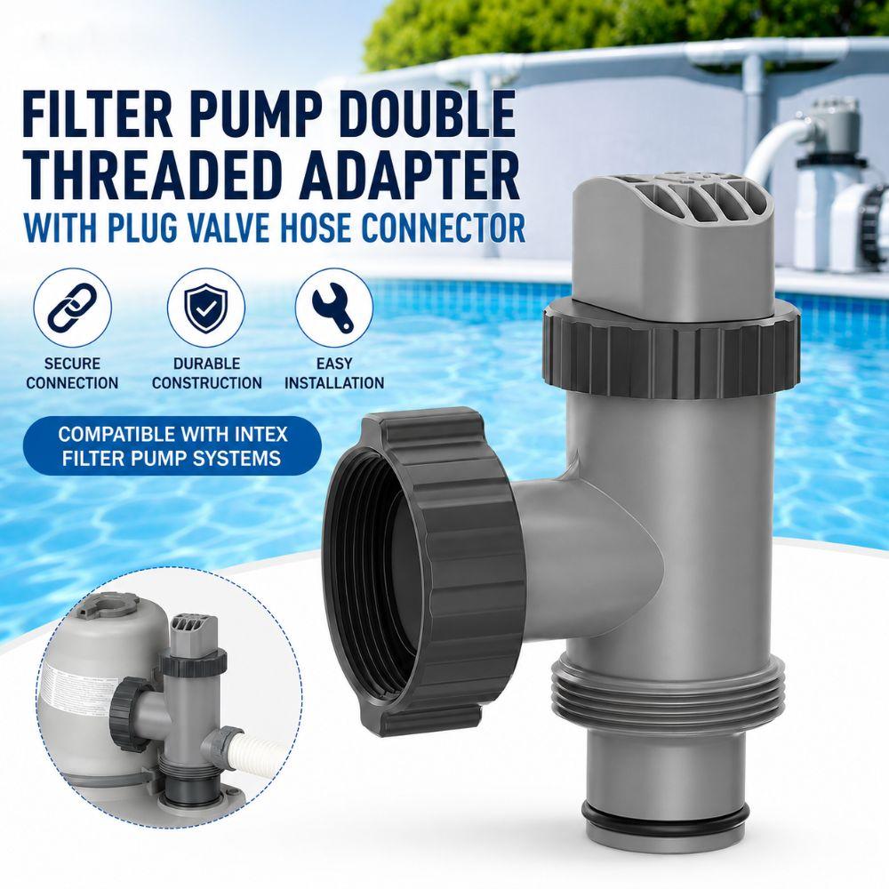 Easy Installation Pool Plunger Valve On/Off Control Pool Filter Pump Valve Plunger Valve