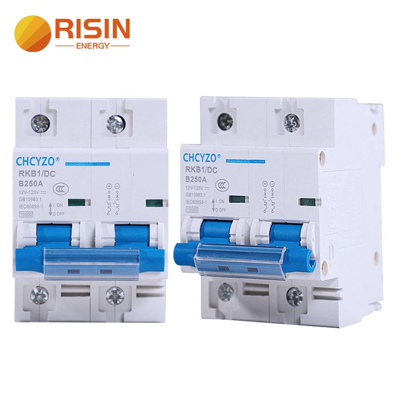 Top-Rated CHCYZO 1P/2P DC Circuit Breaker for EVs, 12V/24V High Current Battery Switch