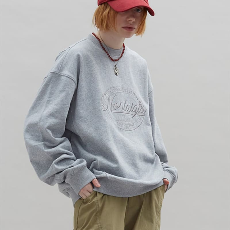 SAND SOUND Oval Embroidery Ballcap Red (MS538BG026)