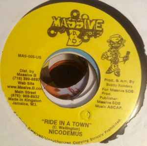 

7inch Record NICODEMUS - Ride In A Town NONE Massive B Jamaica Reggae, Ska & Dub Used
