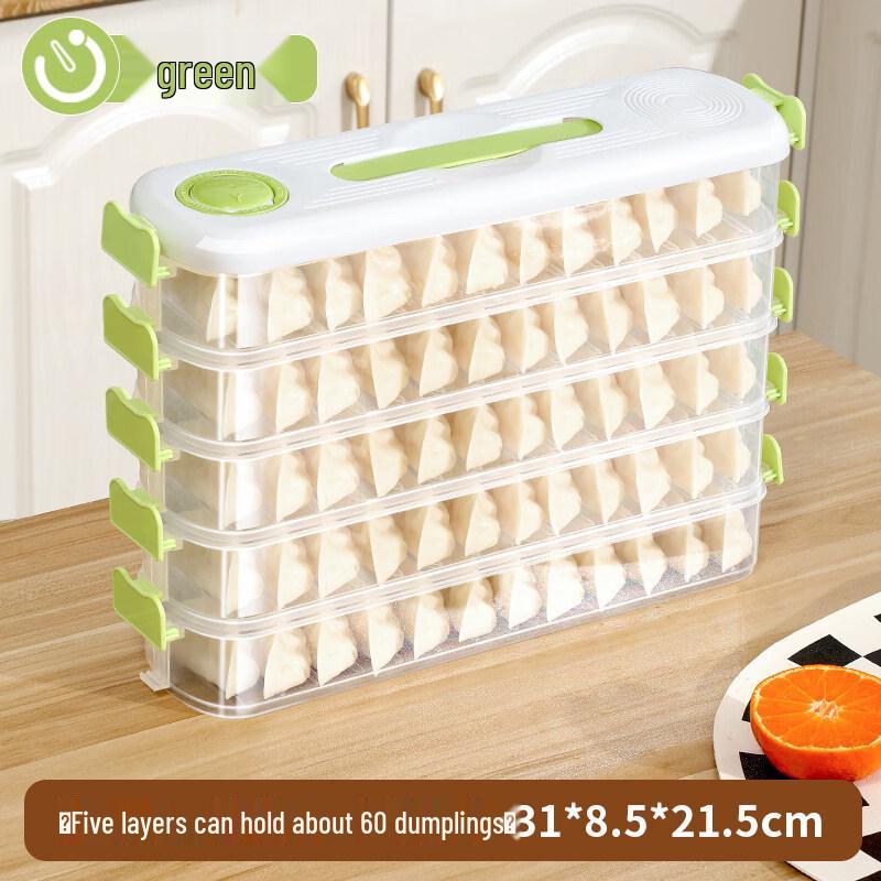ZISIZ Dumpling Freezer Storage Box