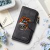 Men's Cool Bionic Tiger Pattern Long Wallet Multi Slot Card Holder Coin Purse
