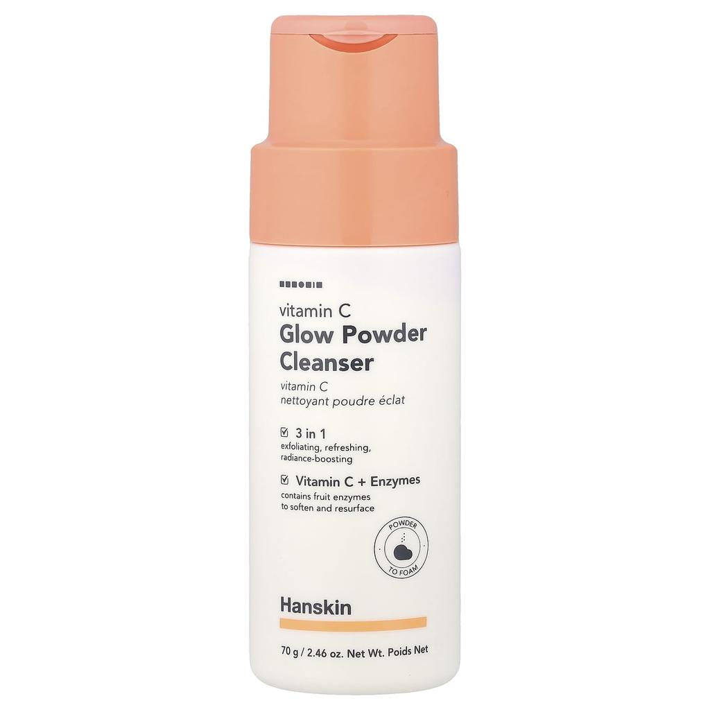 Hanskin Vitamin C Glow Powder Cleanser, 70g (2.46oz)