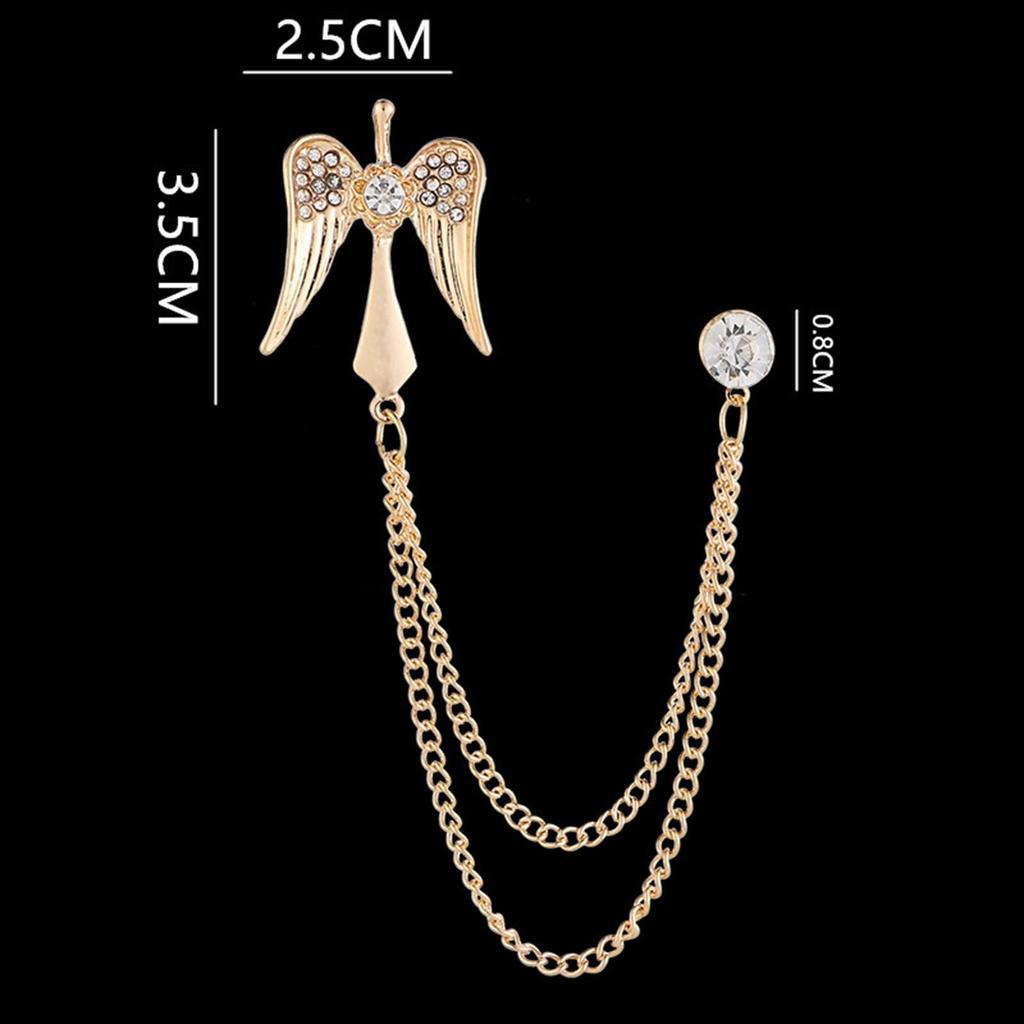 Wing Brooch for Men - Stylish Suit Accessory