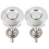 Car Bonnet Push Button Release Clip Set 2Pcs Low Profile Hood Lock for Engine Compartment Security and Styling