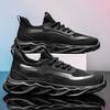 Fashion Men Casual Sports Shoes Breathable Lightweight Sneakers Outdoor Mesh Black Running Shoes Athletic Jogging Tennis Walking Shoes