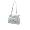 Large-capacity Bow Tote Bag, Fashionable Soft Leather Single-shoulder Crossbody Bag