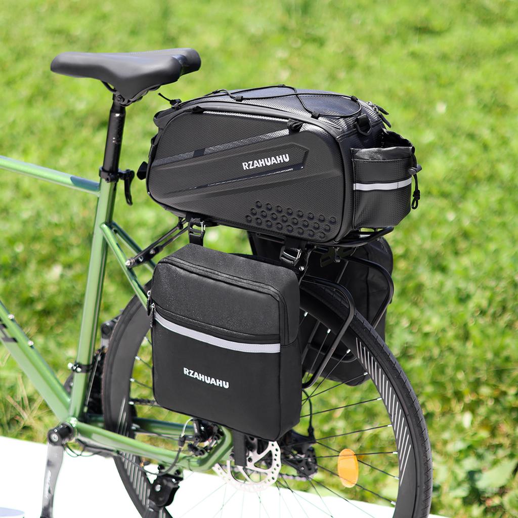 10L Multifunctional Rear Seat Bag Waterproof Cycle Bike Rack Bag Bag Handbag Shoulder Bag